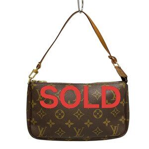 LOUIS VUITTON Pochette Accessoires Monogram - Handbag 700-061625